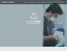 Tablet Screenshot of clinicaeme.com